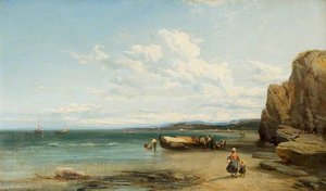 Coastal Scene With Boats — James Webb
