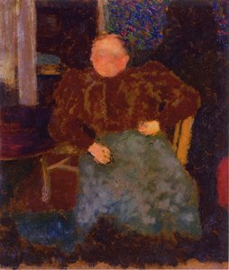 Madame Vuillard Seated — Jean-édouard Vuillard, Post-impressionism
