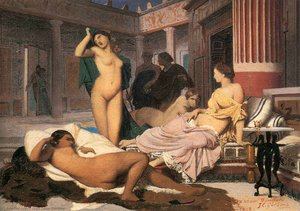 Greek Interior [sketch] — Jean-léon Gérôme, Academic Realism