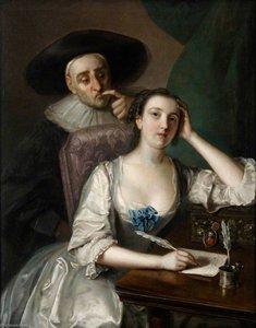 The Letter Writer — Philippe Mercier