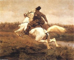 Kozak Na Koniu — Józef Chełmoński