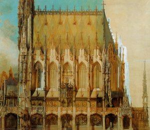 Gotische Grabkirche St. Michael, Seitenansicht — Hans Makart, Academicism
