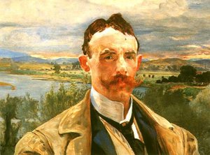 Portrait Of The Painter Jozef Karmanski — Jacek Malczewski, Young Poland