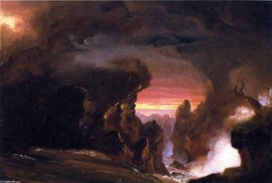 The Voyage Of Life: Manhood Compositional Study — Thomas Cole