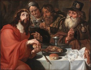 The Supper At Emmaus — Jan Cossiers