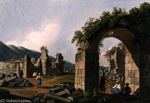 Ruins Of The Baths At Ephesus — Luigi Mayer