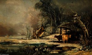 A Lowering Day In Winter — William James Müller