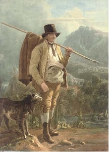 A Cumberland Shepherd — Joshua Cristall