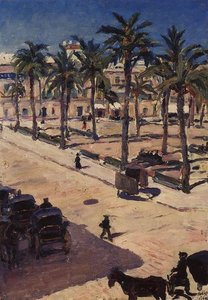 Square ..san-fernando In Seville — Vasily Ivanovich Surikov