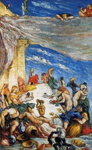 The Feast. The Banquet Of Nebuchadnezzar — Paul Cézanne
