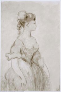 Lady In Crinoline — Constantin Guys