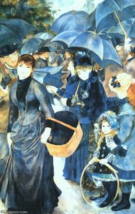 Les Parapluies (the Umbrellas), And — Pierre-auguste Renoir, Impressionism
