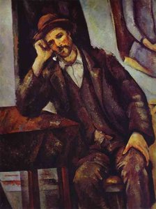 Man Smoking A Pipe — Paul Cézanne, Post-impressionism