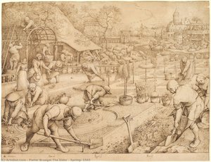 Spring, 1565 — Pieter Bruegel The Elder, Northern Renaissance