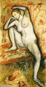 Nude Study Of A Dancer — Edgar Degas, Impressionism