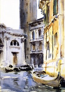 San Geremia And Palazzo Labia — John Singer Sargent, Impressionism