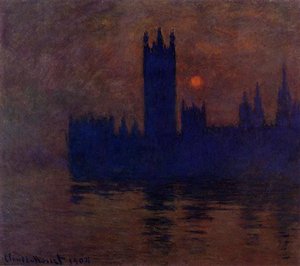 Houses Of Parliament, Sunset — Claude Monet