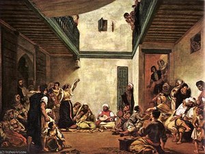 Jewish Wedding In Morocco - Oil On Canvas - — Eugène Delacroix