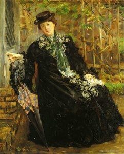 In A Black Coat — Lovis Corinth