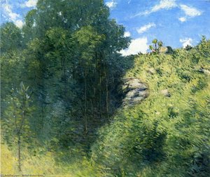 Ravine Near Branchville — Julian Alden Weir, Impressionism