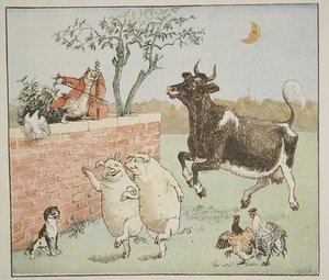The Cat And The Fiddle — Randolph Caldecott