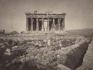 Western Facade Of The Parthenon — William James Stillman