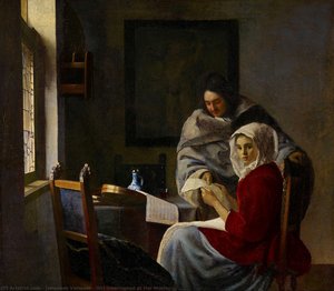 Girl Interrupted At Her Music — Johannes Vermeer