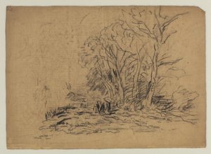 Landscape With A Clump Of Trees — David Cox