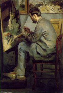 Portrait Of Bazille, Musée D'orsay — Pierre-auguste Renoir
