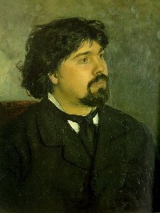 Portrait Of The Artist Vasily Surikov. — Ilya Yefimovich Repin, Contemporary Realism