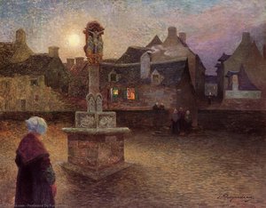 The Wayside Cross at Rochefort-en-Terre (also known as Evening Service)