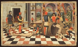 Torture Of Marcus Atilius Regulus — Girolamo Mocetto (murano, Venice 1470 Ca.- After 1531)