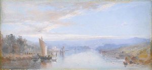 A View Off Teignmouth Bridge, Devon — William Widgery