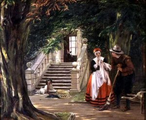 The Flirtation Outside The Master's House