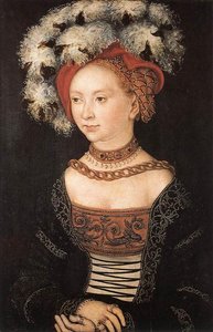 Portrait Of A Young Woman — Lucas Cranach The Elder