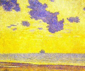 Seascape — Theo Van Rysselberghe, Post-impressionism