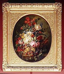 Fleurs Et Fruits (raisins Et Fraises) — Moïse Jacobber