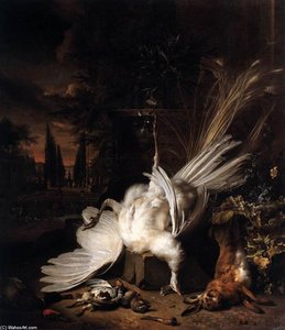 The White Peacock — Jan Weenix, Dutch Baroque