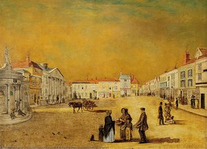 The Cornhill, Ipswich — Claude Lorraine Richard Wilson Nursey, Topographical Art