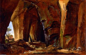 Grotto Near Naples — Johan Christian Claussen Dahl
