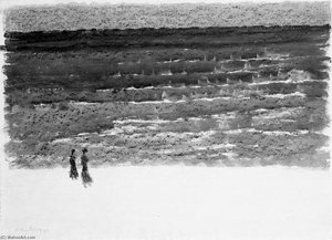 Walkers By Sea — Milton Avery