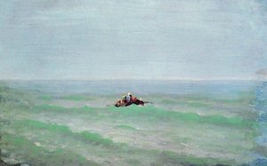 A Boat At Sea. Crimea — Arkhip Ivanovich Kuindzhi