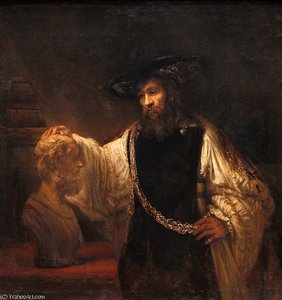 Aristotle With A Bust Of Homer — Rembrandt Van Rijn