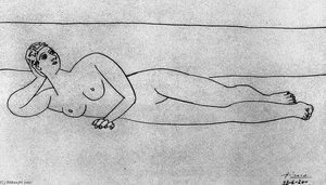 Bañista Tendida — Pablo Picasso