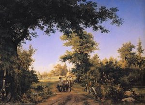 View In The Vicinity Of St. Petersburg — Ivan Ivanovich Shishkin, Realism