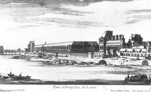 View And Perspective Of The Louvre — Gabriel Pérelle
