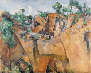 La Carrière De Bibémus (the Quarry At Bibémus) — Paul Cézanne