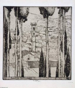 Fiesole From San Francesco — Ernest D Roth
