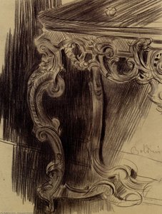 Study Of A Table — Giovanni Boldini