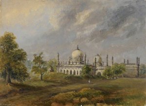 Ibrahim Rauza, Tomb And Mosque Complex Of Ibrahim Adil Shah (ruled 1580–1627), At Bijapur — William Robert Houghton
